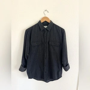 SATURDAYS NYC Hemd / dunkelgrau Button-Down / Größe M - Bild 1 von 6