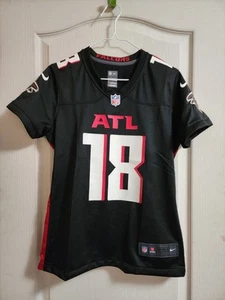 NIKE On Field Calvin Ridley #18 Atlanta Falcons NFL Football Jersey Medium Black - Picture 1 of 3