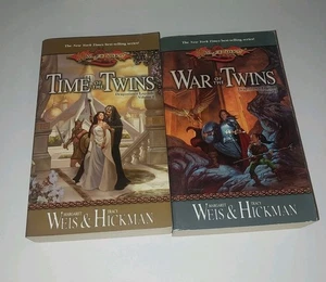 Dragonlance Time Of The Twins Paperback Book #1 #2 - Imagen 1 de 8