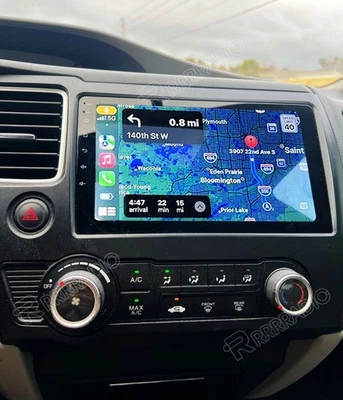 For 2013-2015 Honda Civic Apple Carplay Car Radio Android 15 GPS Navi BT 2+32GB - Изображение 1 из 4