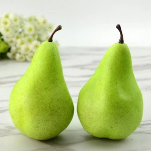 Utile Pera Artificiale Decorazione Vivace Frutta Fotografia Leggera - Foto 1 di 9