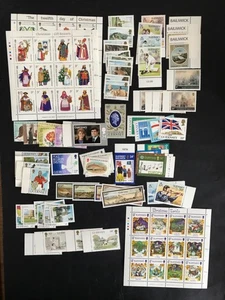 Guernsey 1984/5/6 Complete Year Stamp Sets & MS Issues UM. - Picture 1 of 1