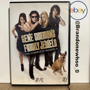 Gene Simmons Family Jewels: The Complete Season 4 Four Juego de DVD de 3 discos RARO FUERA DE STOCK - Imagen 1 de 5