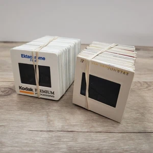 123 Lot Vintage 1955-2000 Kodak Photo Slides Vacation Maine England Scotland USA - Bild 1 von 20