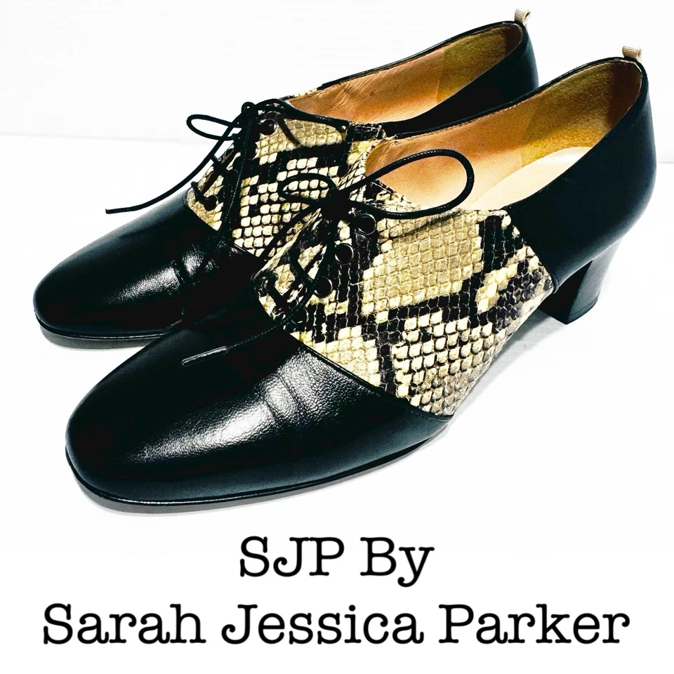 Botas Oxford com cadarço SJP by Sarah Jessica Parker Chaucer tamanho 37 - Imagem 1 de 4