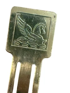 Anthologe + Pegasus Liebhaber Lesezeichen 3" Vintage goldfarben Vintage Book Lover - Bild 1 von 3