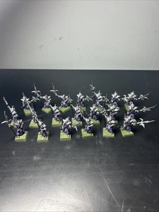 Warhammer Fantasy Die Alte Welt ~ Dunkelelfen ~ Black Guard 20x Metall ~ bemalt - Bild 1 von 7