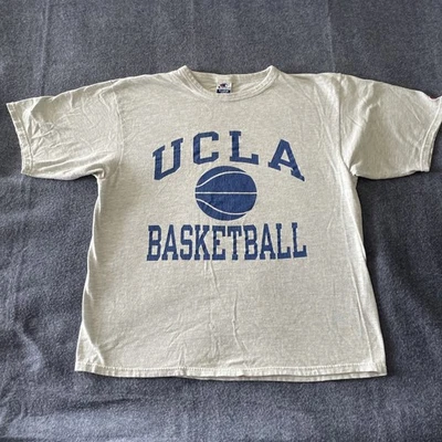 Camisa De Colección UCLA Para Hombres Extra Grande Campeón Baloncesto Bruins Gris Años 90 NCAA Foto 1 de 4