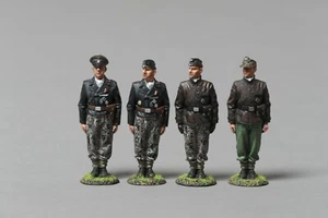 THOMAS GUNN WW2 GERMAN SS100 FOUR PIECE 12TH PANZER DIVISION TANKER SET NORMANDY - Picture 1 of 1