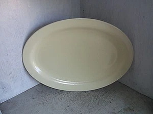 Vernon Kilns MODERN CALIFORNIA Light Yellow Platter 12 1/2" California Pottery - Picture 1 of 5