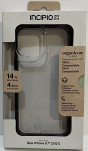 Incipio Organicore Clear Series Case Apple iPhone 13 Pro Max - Clear / Black - Picture 1 of 5