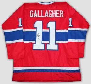 BRENDAN GALLAGHER SIGNED MONTREAL CANADIENS JERSEY NHL STAR AUTOGRAPHED +JSA COA - Picture 1 of 2