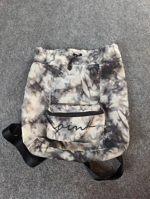 Victoria Secret розовый Дамская сумка рюкзак черный и белый спортивная сумка - Изображение 1 из 4