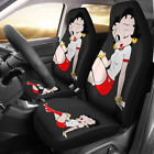 Cute Betty Boop Eyes Look Car Seat Covers Set Of 2