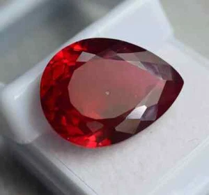Piedra preciosa suelta sin calentar rubí rojo sangre de paloma BURMA certificado natural de 16 + quilates - Imagen 1 de 5