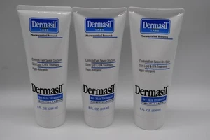 Lot of 3 DERMASIL Dry Skin Treatment Original Lotion Hypoallergenic, 8 fl oz EA - Picture 1 of 1
