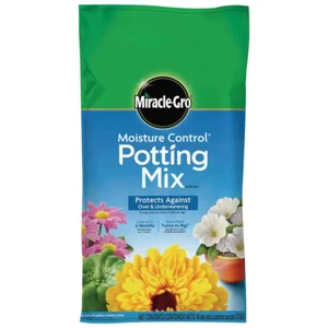Moisture Control Potting Mix 16 Qt. for Container Plants, Protects against Over- - Picture 1 of 11