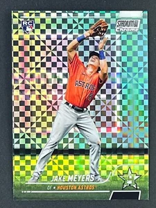 JAKE MEYERS RC 2022 Stadium Club Chrome X-Fractor #249 Houston Astros - Picture 1 of 2