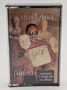 Stevie Wonder Characters Cassette Sealed 1987 2 Bonus Songs SEALED - Picture 1 of 4