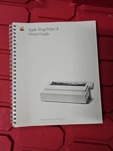 APPLE ImageWriter II OWNER'S GUIDE Spiral Bound 1988 030-0423-A - Picture 1 of 7