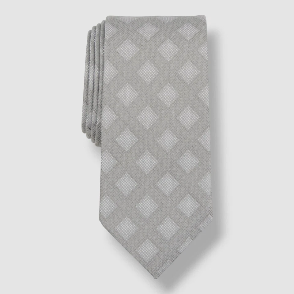 Corbata MICHAEL KORS Plata Brookside Geo Geométrica Diamantes Cuello NUEVA Foto 1 de 1