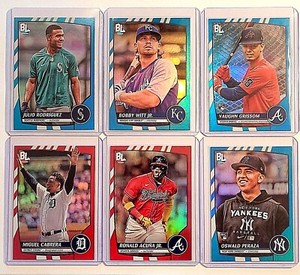 2023 Topps Big League - Rare Blue & Super Rare Red Foil  -  You Pick
