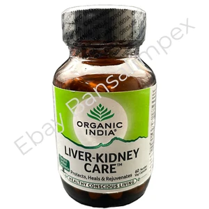 ORGANIC INDIA Liver Kidney Care Capsules - Protect Liver and kidney 60 Capsule - Picture 1 of 3