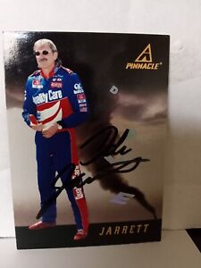 Dale Jarrett/Quality Care Ford Autographed 1997 Pinnacle Nascar #74 card !