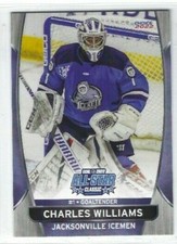 2021-22 Jacksonville Icemen (ECHL) Charles Williams (goalie)