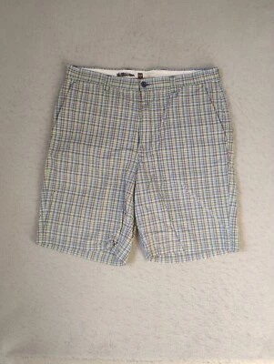 Gap Mens Shorts 36 Multicolor Check Slash Pocket Cotton Clean Cut Bermuda - Image 1 of 4