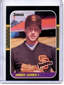 1987 Donruss #557 Jimmy Jones San Diego Padres (Rookie Card) - Bild 1 von 2