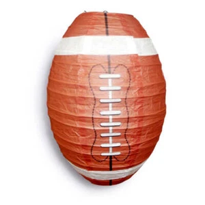 Quasimoon Football Paper Lantern by PaperLanternStore - Picture 1 of 4