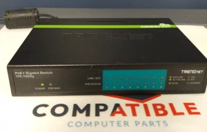 TRENDnet TPE-TG80g/A H/W:V3.1R 8-Port Gigabit GREENnet PoE+ Switch w/ AC Adapter - Picture 1 of 6