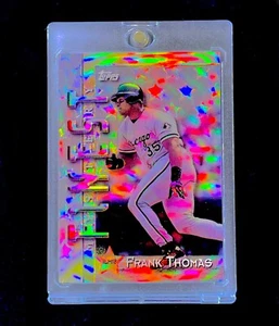 FRANK THOMAS RARE SILVER STARS REFRACTOR HOLO SP Finest Insert - WHITE SOX - Picture 1 of 5