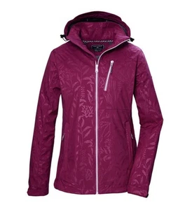 Killtec KOS 122 WMN SFTSHLL JCKT FLORAL Softshelljacke Damen beere lila rot - Bild 1 von 1
