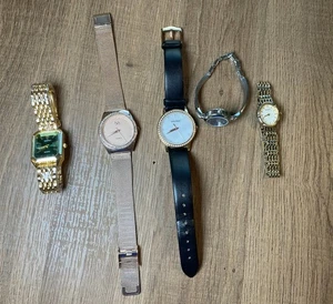 Konvolut 5 Damenuhren, alle funktionieren, neue Batterien, Damen Sekonda, NA, etc - Bild 1 von 7