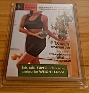 Gin Miller's Slim & Trim Weighted Ball Workout DVD Danskin Now - Picture 1 of 2