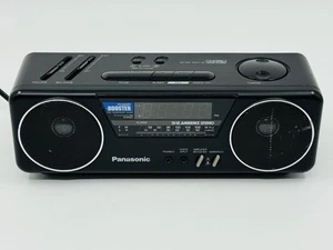 Vintage Panasonic RC -X210 Clock Alarm Radio, Black - Picture 1 of 8