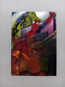Marvel Metal #138 1995 lista de verificación Hulk/Iron Man/Spiderman - Imagen 1 de 2