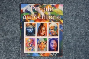 Mini hoja de pueblos indígenas 2009 - Ginebra G511 MNH - Imagen 1 de 1