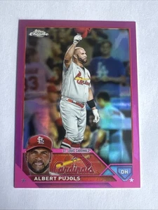 2023 Topps Chrome - Albert Pujols #143 Pink Refractor - Imagen 1 de 2
