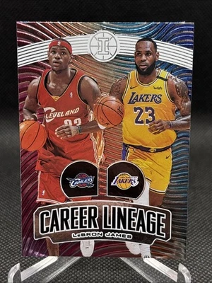 2019-20 Panini Illusions - Career Lineage #23 LeBron James NBA Lakers Cavaliers - Image 1 of 4