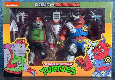 NECA TMNT Teenage Mutant Ninja Turtles (dibujos animados) bolsa de suciedad y portabrocas paquete de 2 Foto 1 de 4