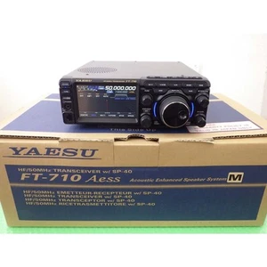 FT-710 AESS w/SP-40 HF 50MHz 100W nadajnik-odbiornik Ham Radio japońskie wersja używana JAPONIA - Zdjęcie 1 z 9