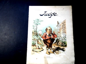 Judge, New York, July 30, 1892–Vol. 23, No. 563, Political Satire, Magazine. - Picture 1 of 15