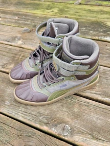 Puma Sky II HIGH Herren Grün/Braun Duck Boot High Top - Größe 10 EU 43 - Selten! - Bild 1 von 10