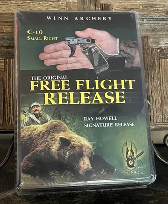 Winn Archery Free Flight Release  C-10 Small Right Hand The Original New “Gift” - Image 1 of 4