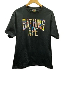 A BATHING APE BAPE/T-SHIRT/L/cotton/BLK/print/colorful camouflage// - Picture 1 of 6