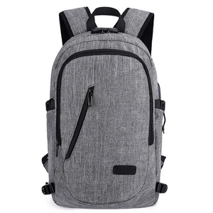 Men’s Oxford Laptop Backpack Business Casual Anti-Theft USB Charging Bag - Picture 1 of 5