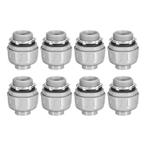 16pcs 1"NPT Liquid Tight Connector PVC Electrical Conduit Fittings 180 Degree - Picture 1 of 6
